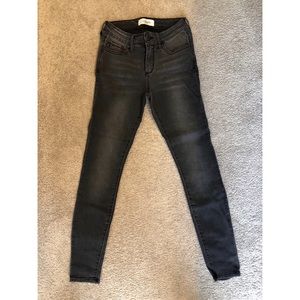 Dark grey skinny jeans